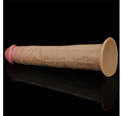 Realistyczne silikonowe żylaste sex dildo 26 cm